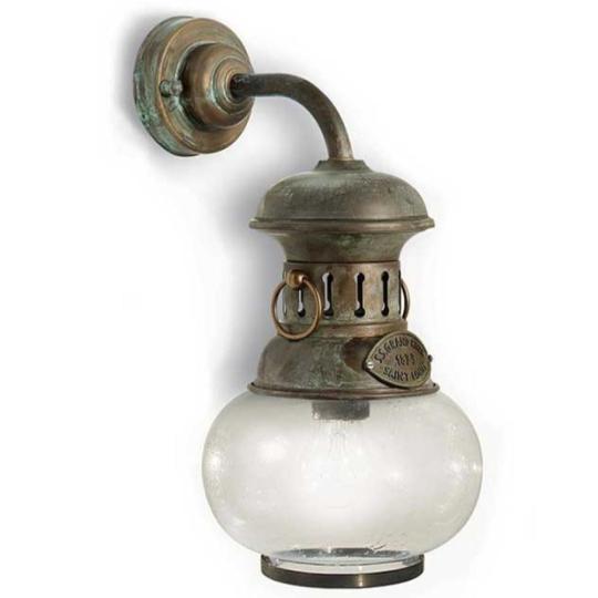 vintage rustikalny medeny nastenny lampa antikovany mediteransky svietidlo starodavny patinovy zltomed starodavny pristavna atmosferna osvetlenie priemyselny jedalen obyvacka sedliacky dom moretti luce lampy lameridiana sklennena.jpg